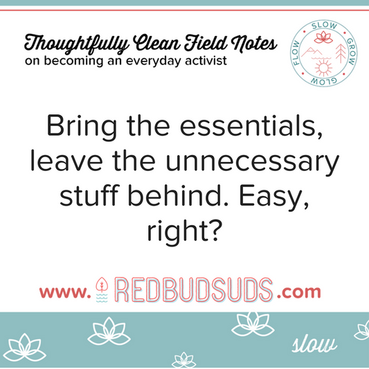 Carry it or leave it behind?