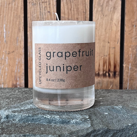 grapefruit juniper candle