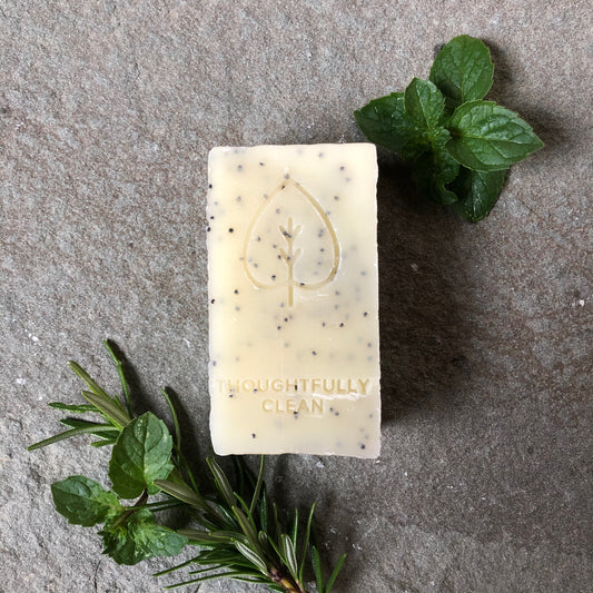 rosemary mint scrub body bar